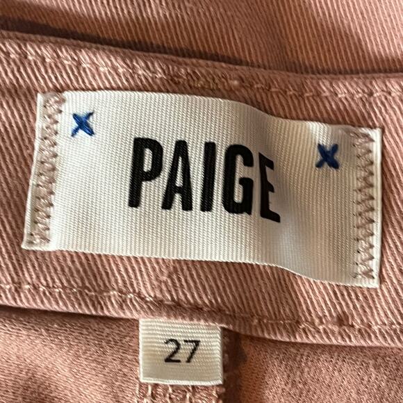 Paige pants Rianne Slash Pocket Chino pink size 27 - Picture 4 of 6